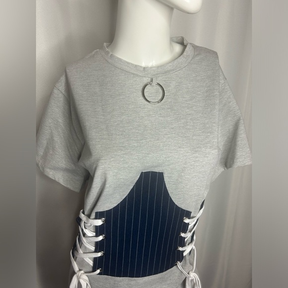 NWOT Corset Style Mini Dress - Picture 7 of 11